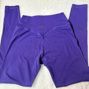 Kamo Fitness Purple High Waist Leggings S 25” 7/8 Yoga Activewear Buttery Soft